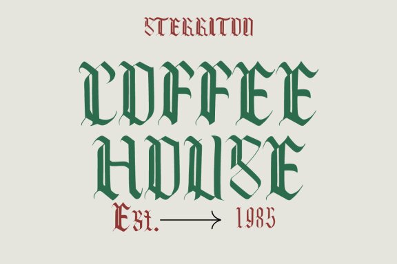 Destroys - Blackletter Typeface