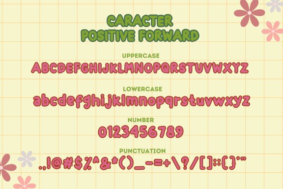 Positive Forward - Playful Display Font