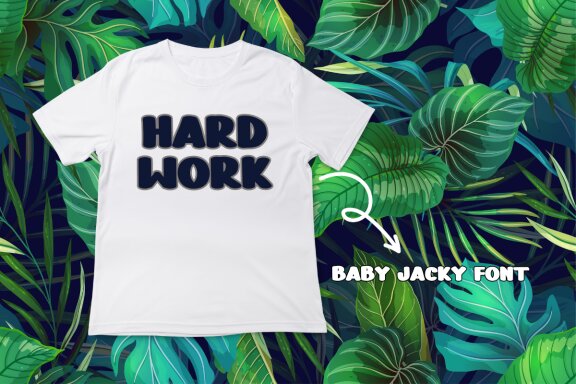 Baby Jacky - Playful Display Font