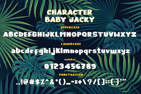 Baby Jacky - Playful Display Font