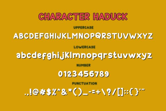 Handuck - Cute Handwriting Font
