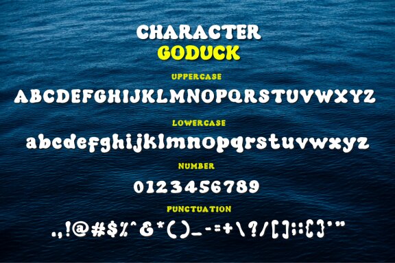 Goduck - Groovy Retro Display Font