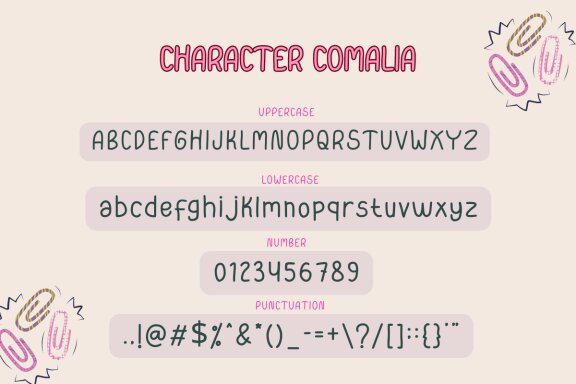Comalia - Simple Handwriting Font