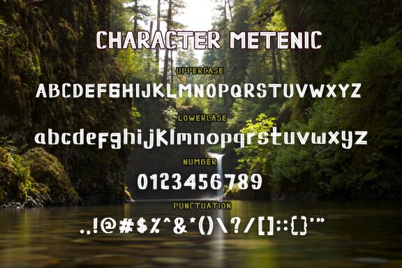 Metenic - Handwritten Font