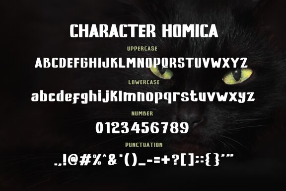 Homica - A Bold Display Font