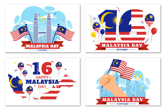 16 Happy Malaysia Day Illustration