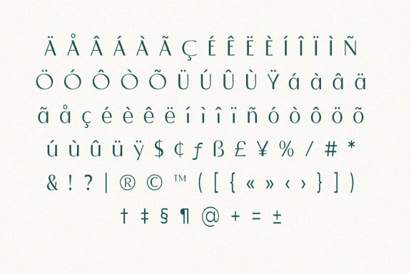 Derose Clean Modern Font