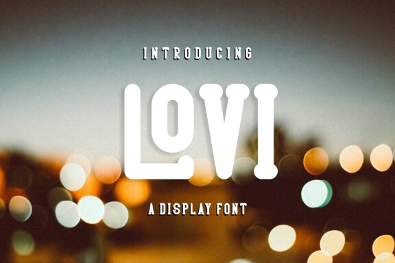 Lovi - Fun Display Font