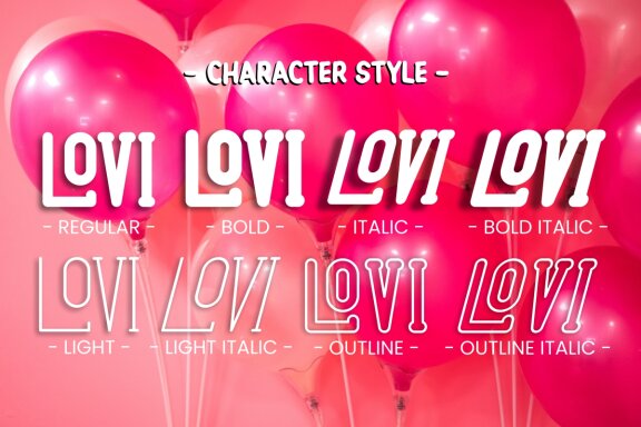 Lovi - Fun Display Font