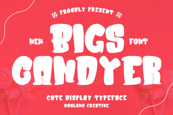 Bigs Candyer Cute Display Font