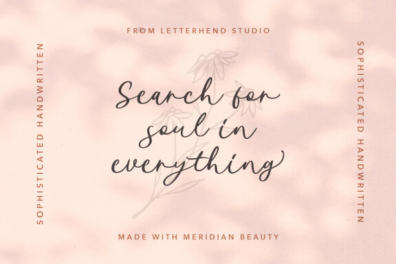 Meridian Beauty - Sophisticated Handwitten 