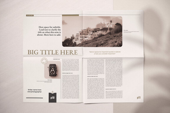 The NeoSpaper Indesign Template