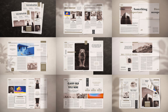 The NeoSpaper Indesign Template
