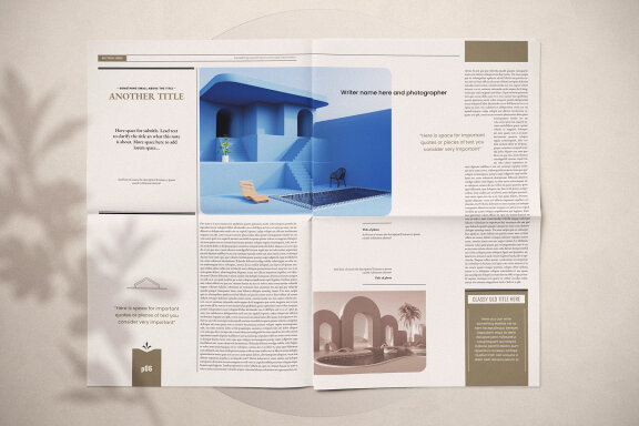 The NeoSpaper Indesign Template