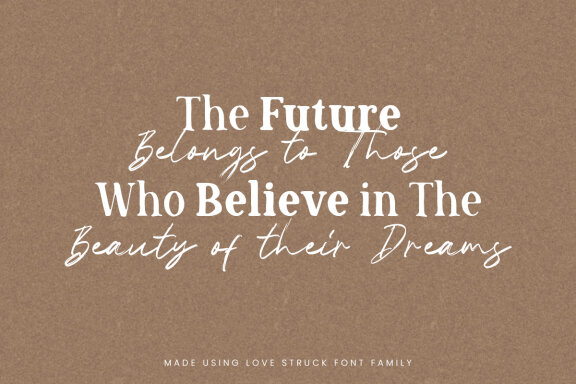 Love Struck - Hand Craft Font Duo