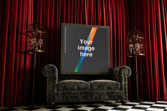 Surreal Gallery Museum Scene Mockups
