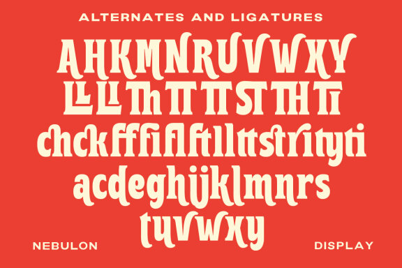 Nebulon - Bold Display Font