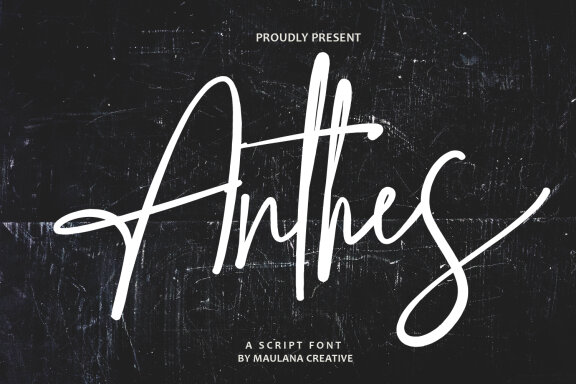 Anthes Script Font