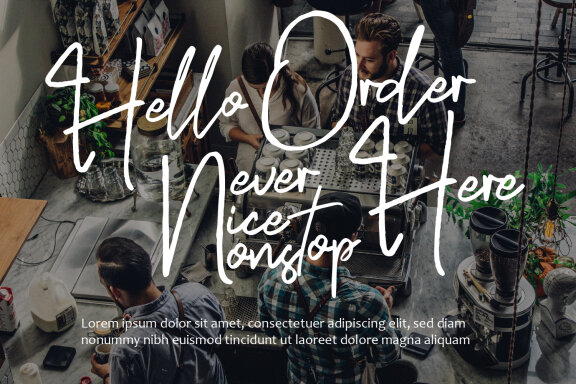 Hogie Rough Script Handmade Font
