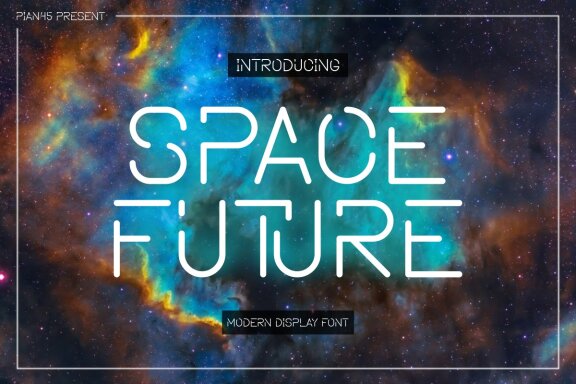 Space Future - Modern Display Font