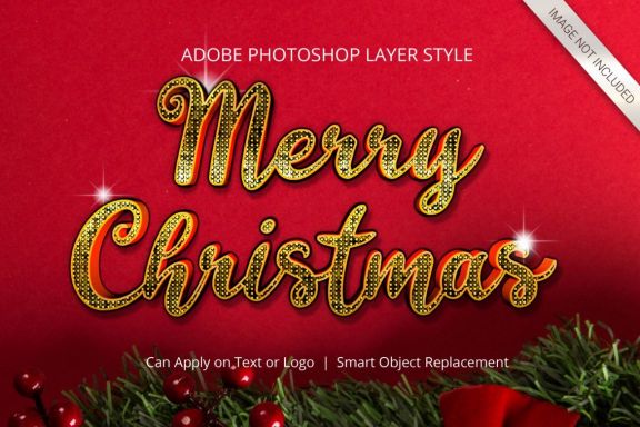 Photoshop Christmas Winter Layer Style