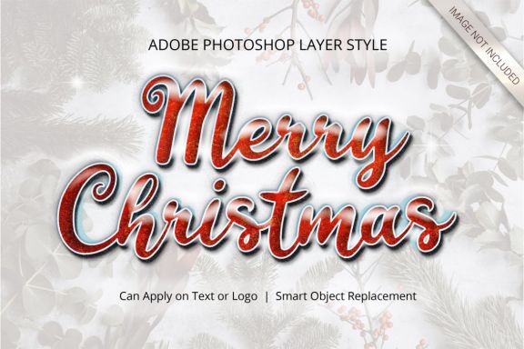 Photoshop Christmas Winter Layer Style