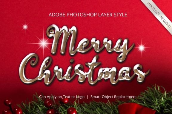 Photoshop Christmas Winter Layer Style