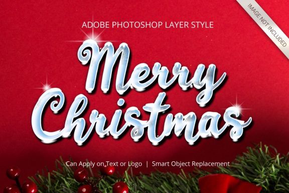 Photoshop Christmas Winter Layer Style
