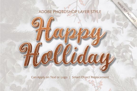 Photoshop Christmas Winter Layer Style