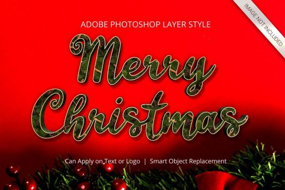 Photoshop Christmas Winter Layer Style