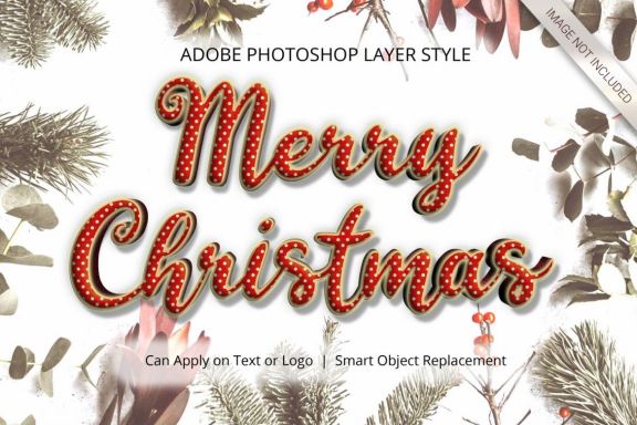 Photoshop Christmas Winter Layer Style