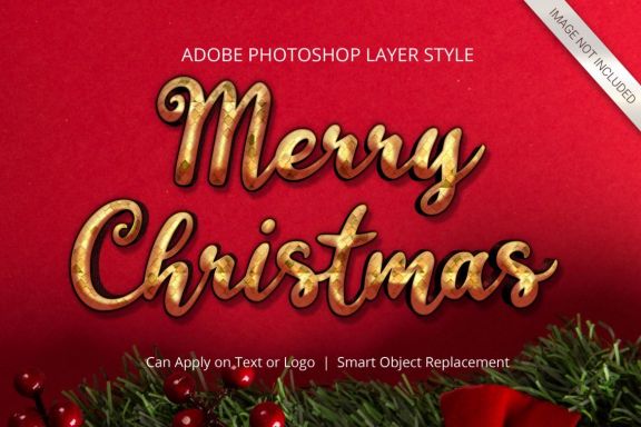 Photoshop Christmas Winter Layer Style