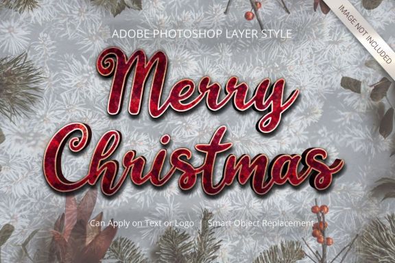 Photoshop Christmas Winter Layer Style