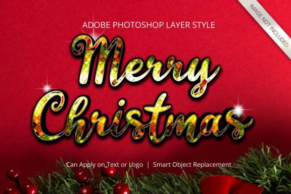 Photoshop Christmas Winter Layer Style