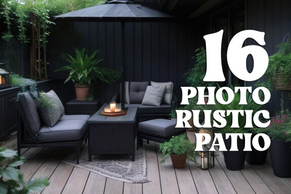 16 Rustic Patio Stock Images