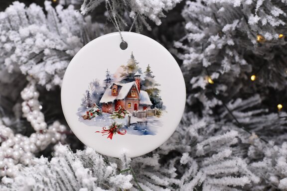Christmas houses clipart, Christmas clipart