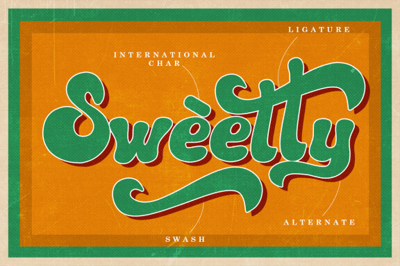 BETTER SWEET - VINTAGE DISPLAY FONT