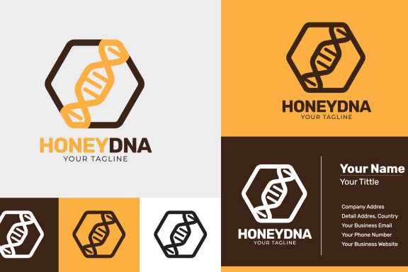 Honey DNA Logo