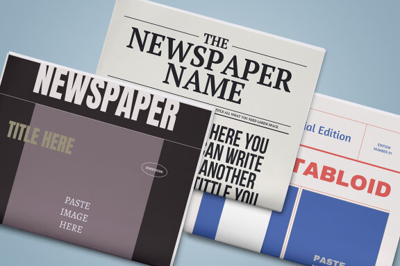 Newspaper Quick Illustrator Pages Templates