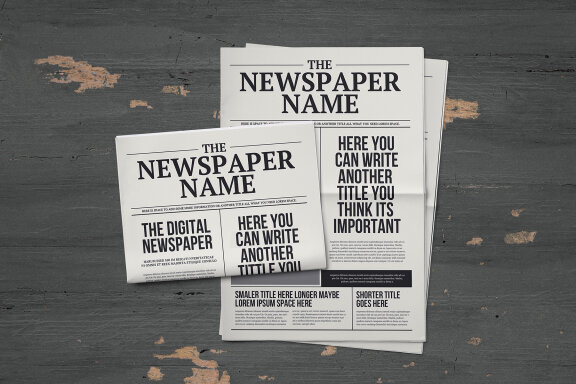Newspaper Quick Illustrator Pages Templates