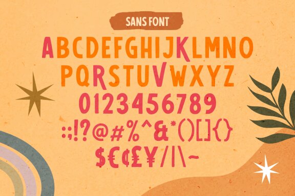 Bulgary Reagans - Cute Font Duo