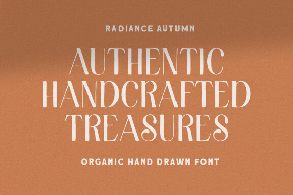 Radiance Autumn -Organic hand Drawn 