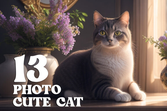 13 Photo Cute Cat