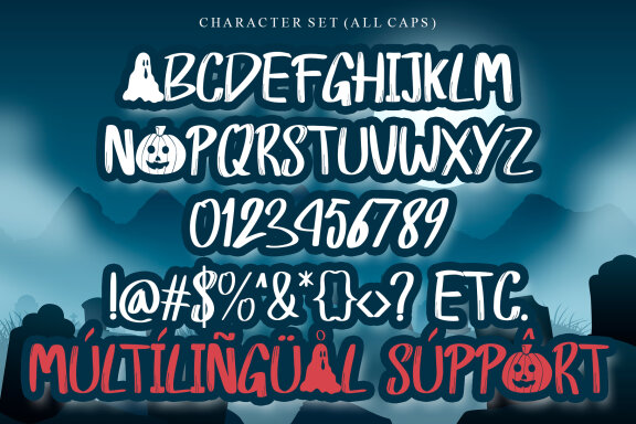 HAY GHOST Free Halloween Font
