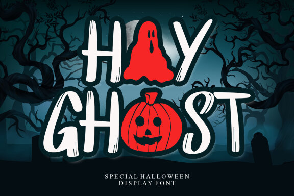 HAY GHOST Free Halloween Font