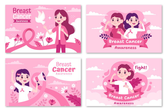 15 Breast Cancer Awareness Month Illustration