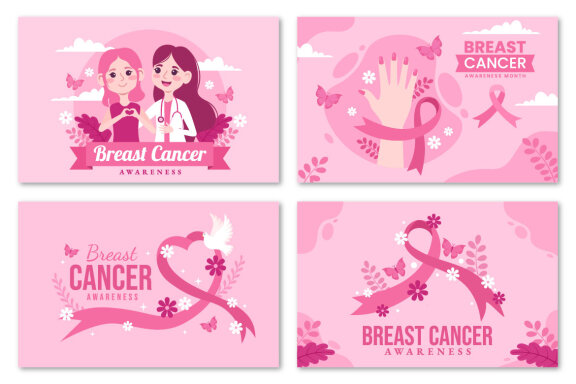 15 Breast Cancer Awareness Month Illustration