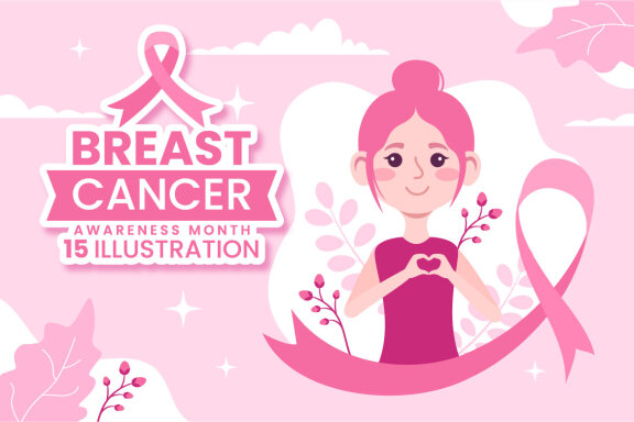 15 Breast Cancer Awareness Month Illustration