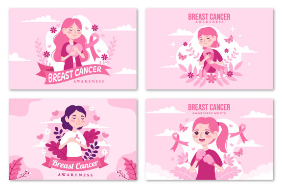 15 Breast Cancer Awareness Month Illustration