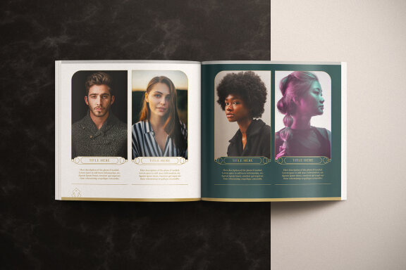 Art Deco Photo Album Template